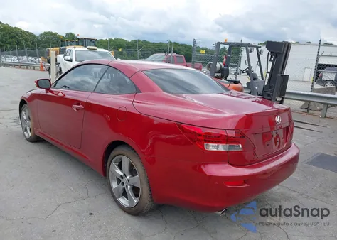 2012 Lexus Is 250C from USA, damaged, VIN JTHFF2C26C2523533